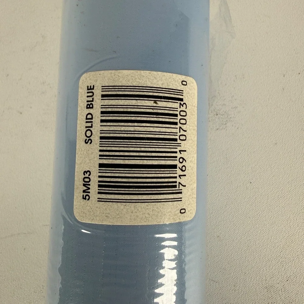Vintage Rubbermaid Shelf Liner 12 In 10 Sq Ft Solid Blue Nos Sealed Blue